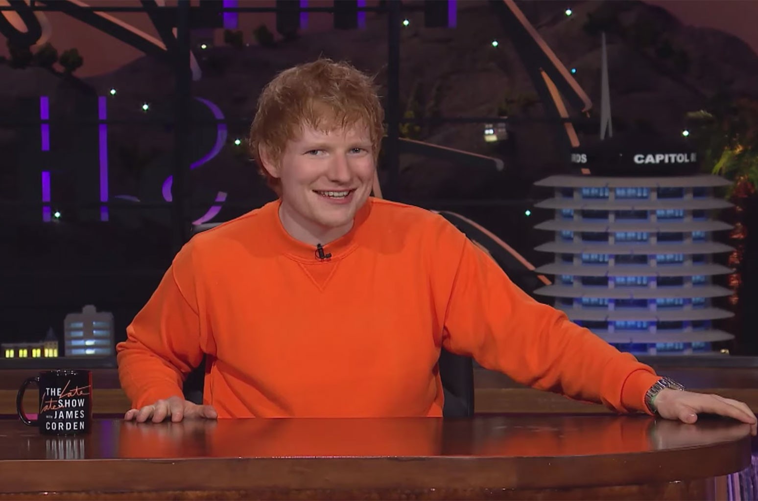 Ed Sheeran At 'The Talk Show'