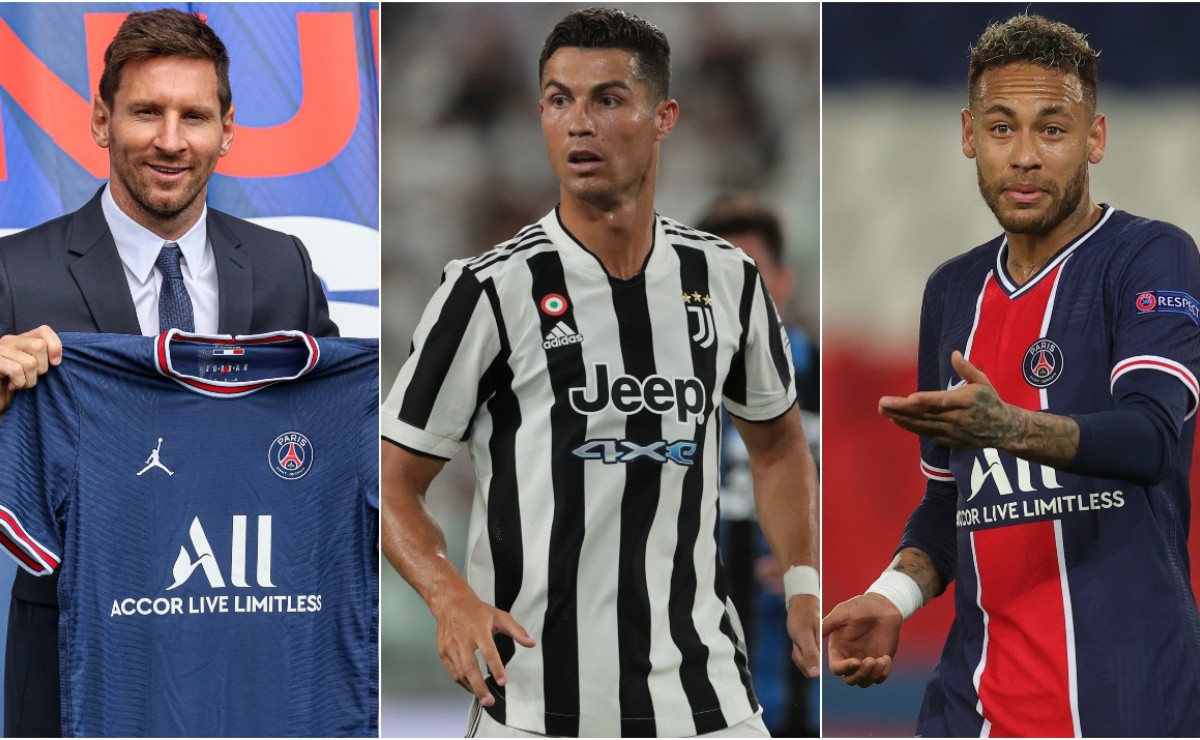 messi ronaldo neymar psg