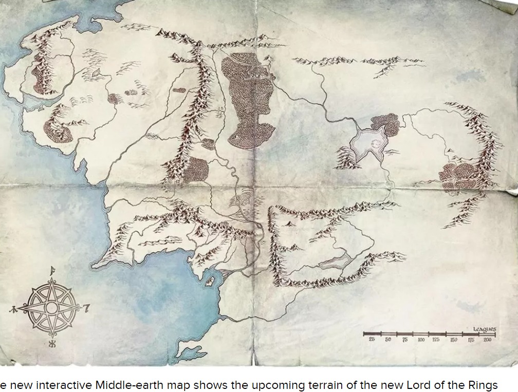 Lord of the rings map