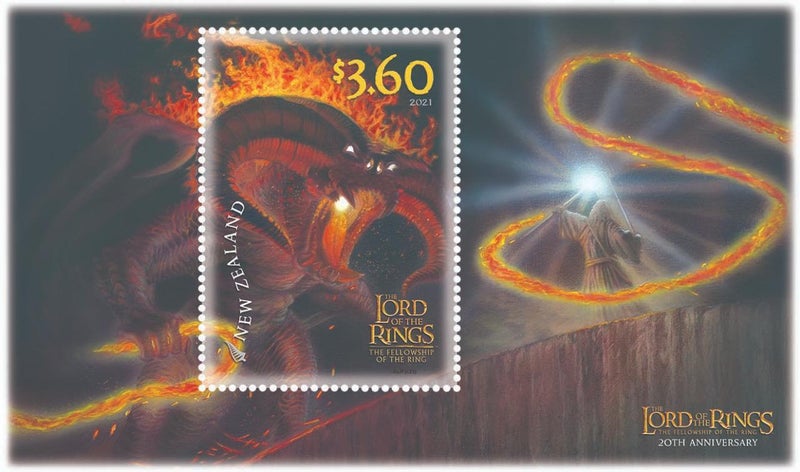 Lord-of-the-Rings-stamps-Gandalf-fighting-the-Balrog