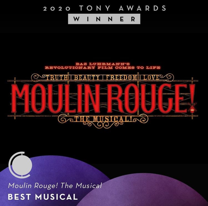 Moulin Rogue received the highest honor of the Tony Awards