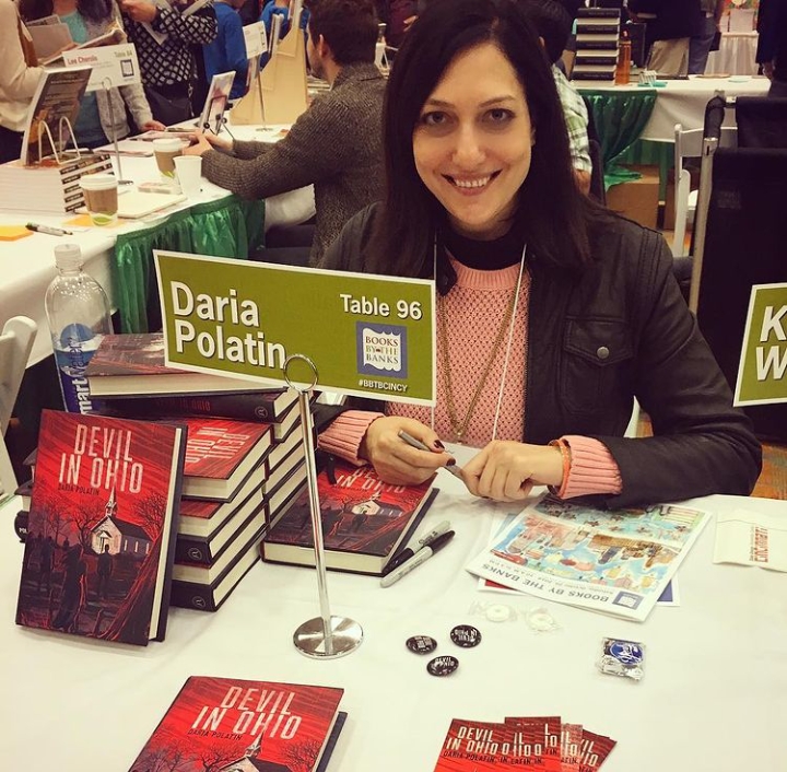 'Devil In Ohio' writer Daria Polatin with her novel