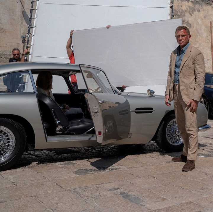 The iconic Aston Martin DB5 in No Time To Die